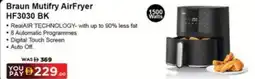 Sharaf DG Braun Mutifry AirFryer HF3030 BK offer