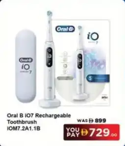 Sharaf DG Oral B 107 Rechargeable Toothbrush IOM7.2A1.1B offer