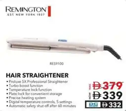 Sharaf DG Remington hair straightener offer
