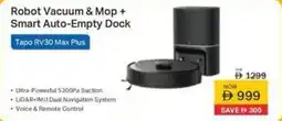 Sharaf DG +tp-link Robot Vacuum & Mop + Smart Auto-Empty Dock offer