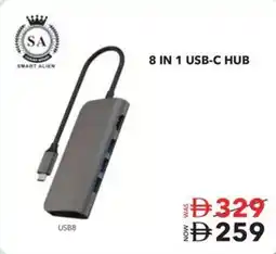Sharaf DG SA 8 in 1 USB-C hub offer