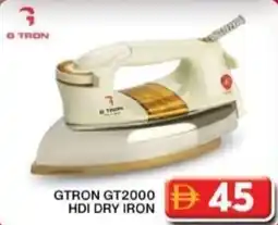 Grand Hyper Market GTRON GT2000.45 HDI DRY IRON offer