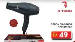 Grand Hyper Market GTRON GT-05HDR HAIR DRYER offer