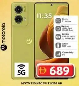 Grand Hyper Market MOTO S50 NEO 5G 12/256 GB offer