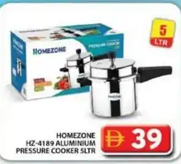 Grand Hyper Market Homezone hz-4189 aluminium pressure cooker offer