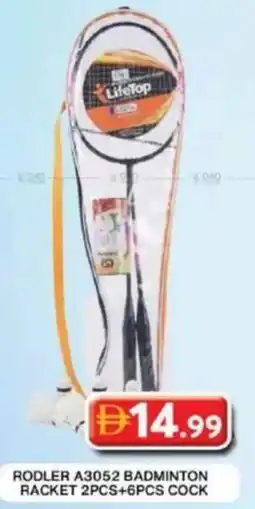 Grand Hyper Market Rodler a3052 badminton racket + cock offer