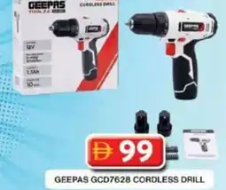Grand Hyper Market Geepas gcd7628 cordless drill offer