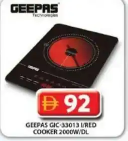 Grand Hyper Market Geepas gic-33013 i/red cooker 2000w/dl offer