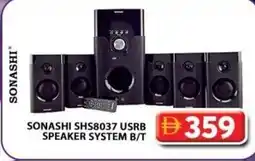 Grand Hyper Market Sonashi shs8037 usrb speaker system b/t offer