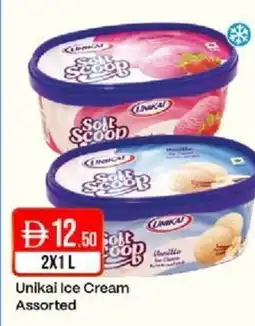 West Zone Supermarket Unikai Ice Cream offer