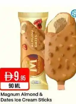 West Zone Supermarket Magnum Almond & Dates Ice Cream Sticks offer