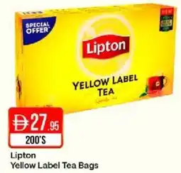 West Zone Supermarket Lipton Yellow Label Tea Bags offer
