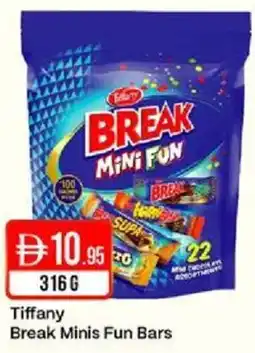 West Zone Supermarket Tiffany Break Minis Fun Bars offer