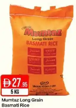West Zone Supermarket Mumtaz Long Grain Basmati Rice offer