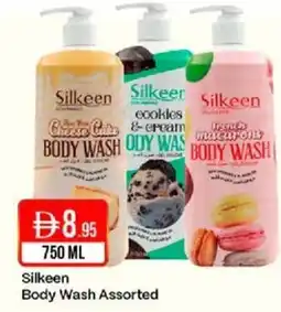 West Zone Supermarket Silkeen Body Wash Assorted offer