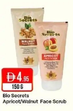 West Zone Supermarket Bio Secrets Apricot / Walnut Face Scrub offer