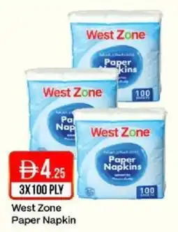 West Zone Supermarket West Zone Paper Napkin offer