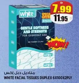 Hashim Hypermarket White facial tissues duplex offer