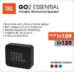 Lulu Hypermarket JBL GO2 ESSENTIAL Portable Waterproof Speaker offer