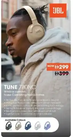 Lulu Hypermarket TUNE 780NC Wireless over ear Noise Cancelling headphones offer