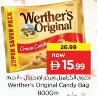Nesto Werther's original candy bag offer