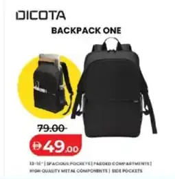 Lulu Hypermarket Dicota backpack one offer