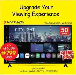 Nesto Northway WebOs 50" TV NW50WOSJ offer
