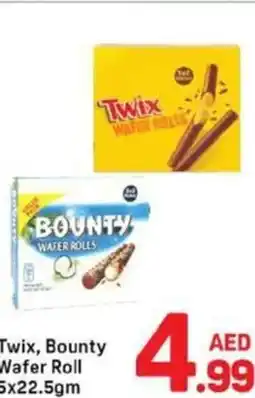 Day To Day Twix, Bounty Wafer Roll offer