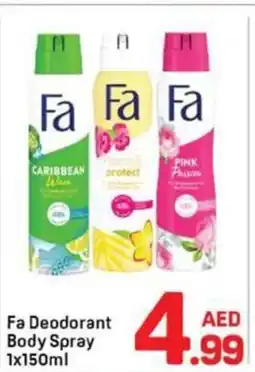 Day To Day Fa Deodorant Body Spray offer