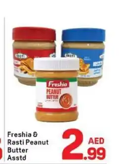 Day To Day Freshia & AED Rasti Peanut Butter offer