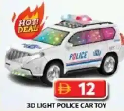 Grand Mall Sharjah 3D light police car toy offer