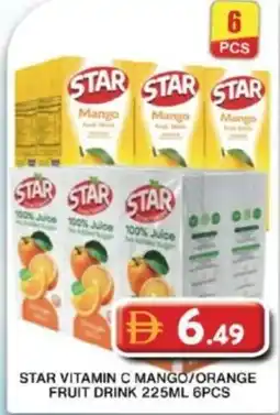 Grand Mall Sharjah Star vitamin c mango/orange fruit drink offer