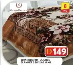 Grand Mall Sharjah Grandberry double blanket 220*240 offer