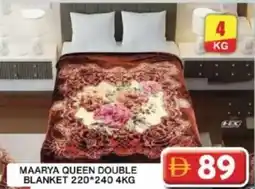 Grand Mall Sharjah Maarya queen double blanket 220*240 offer