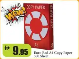 RAK Coop Euro Red A4 Copy Paper offer
