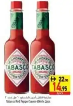 Safeer Market Tabasco red pepper sauce offer