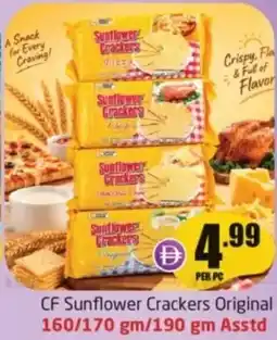 Delta Centre Cf sunflower crackers original asstd offer