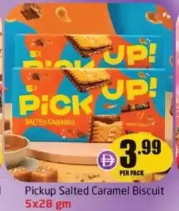 Delta Centre Pickup salted caramel biscuit offer