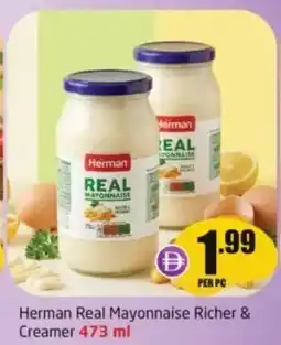 Delta Centre Herman Real Mayonnaise Richer & Creamer offer