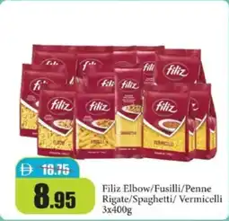 RAK Coop Filiz elbow fusilli penne rigate spaghetti vermicelli offer