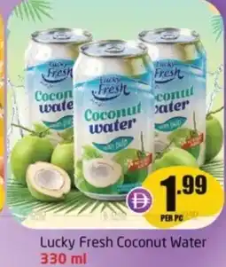 Delta Centre Lucky fresh coconut water offer