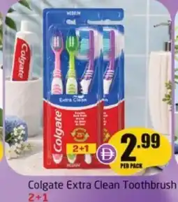 Delta Centre Colgate extra clean toothbrush 2+1 offer