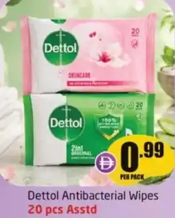 Delta Centre Dettol antibacterial wipes 20 pcs asstd offer