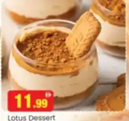 Al Madina Hypermarket Lotus dessert offer