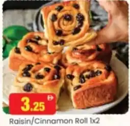 Al Madina Hypermarket Raisin/cinnamon roll 1x2 offer