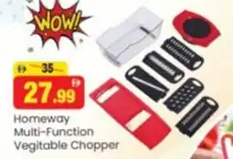 Al Madina Hypermarket Homeway multi-function vegitable chopper offer