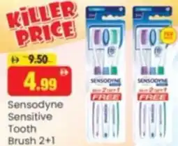 Al Madina Hypermarket Sensodyne sensitive tooth brush 2+1 offer