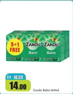 RAK Coop Zandu Balm offer