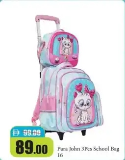 RAK Coop Para John School Bag offer