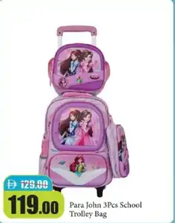 RAK Coop Para john school trolley bag offer